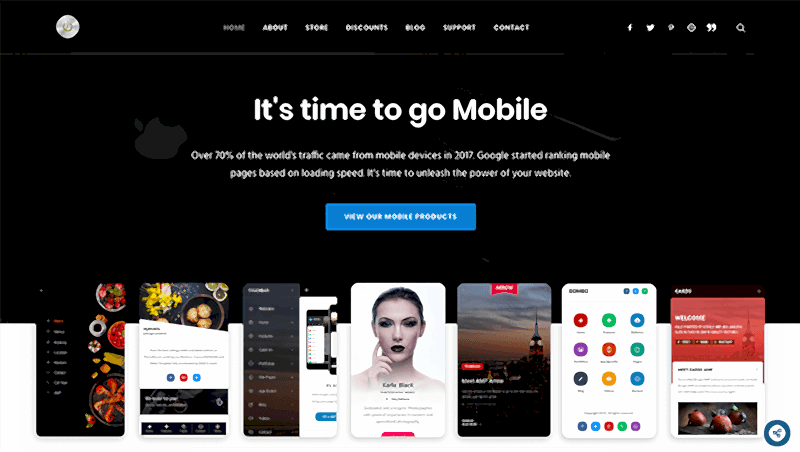 Responsive website