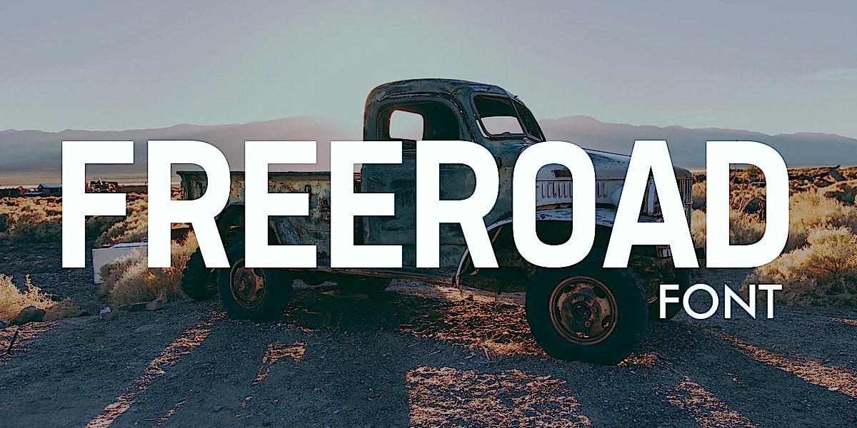 Font Freeroad Logogenie