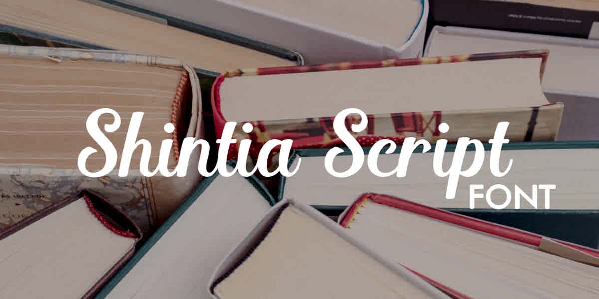 Font Shintia script Logogenie