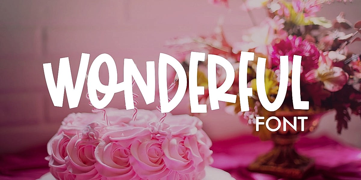 Font Wonderful Logogenie