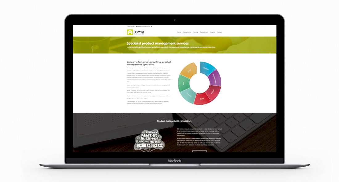  bir siteye entegre edilmiş web sitesi logo düzeni örneği